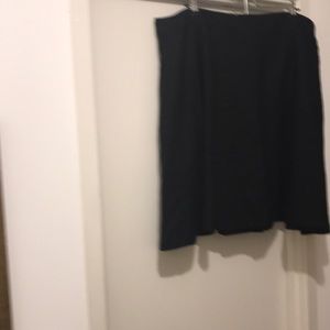 Boden black wool skater skirt size 16R